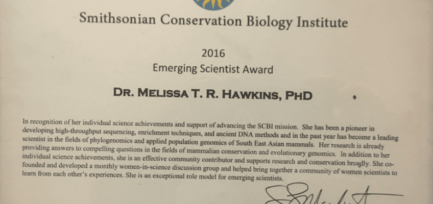 Congratulations Dr. Missy Hawkins